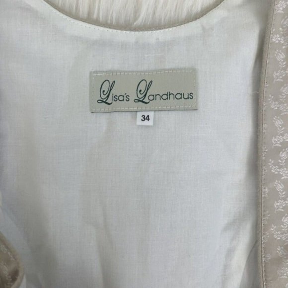Lisas Landhouse Vintage Trachten Dirndl German Folk Maxi Dress size EU 34 (6) - Picture 6 of 12